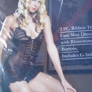 2 PC. Ribbon Trim Lace